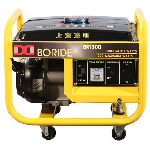 1KW单相便携式发电机组BR1500