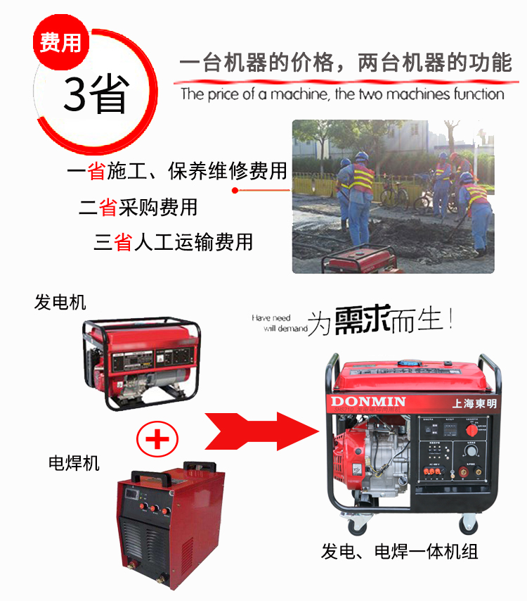 三相5KW汽油发电电焊一体机辅图 三相5KW汽油发电电焊一体机辅图