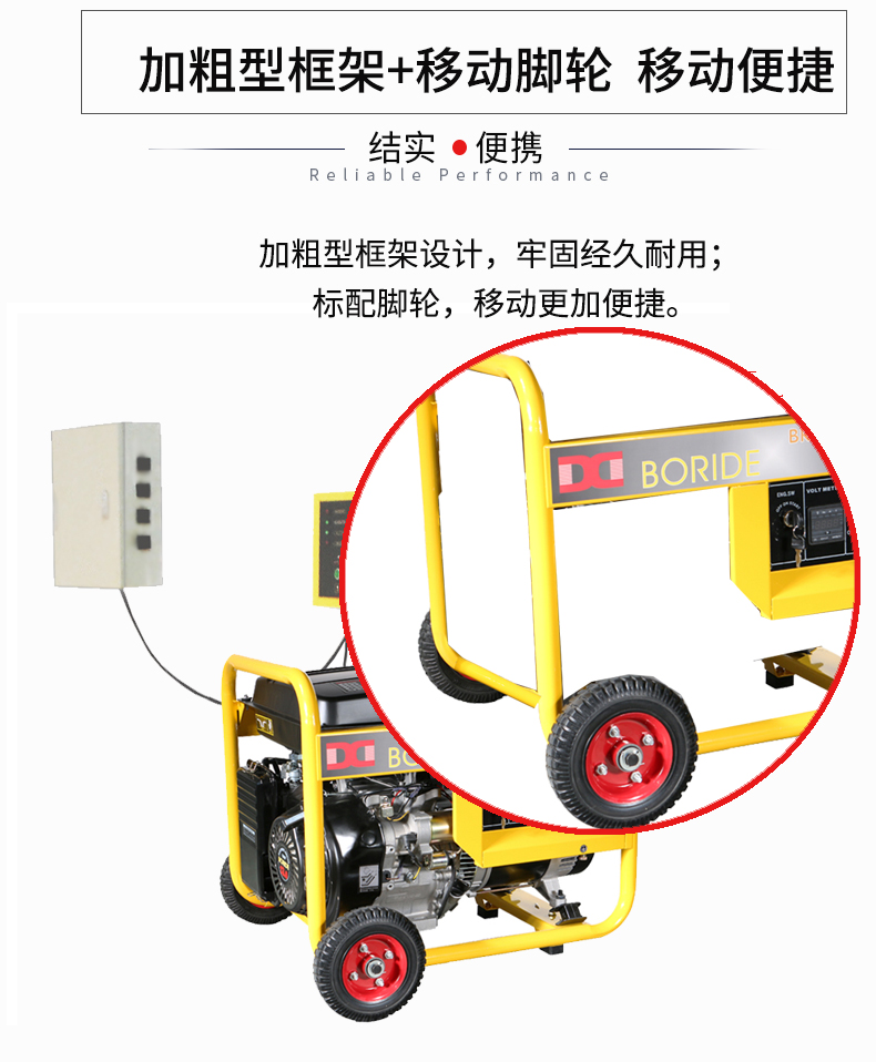 单相6kW无人值守ATS小型汽油发电机组特点 单相6kW无人值守ATS小型汽油发电机组特点