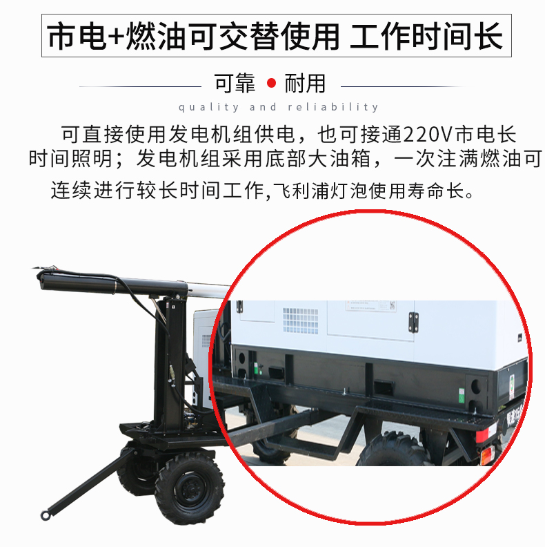 50kw白色静音柴油灯塔发电机组特点 50kw白色静音柴油灯塔发电机组特点