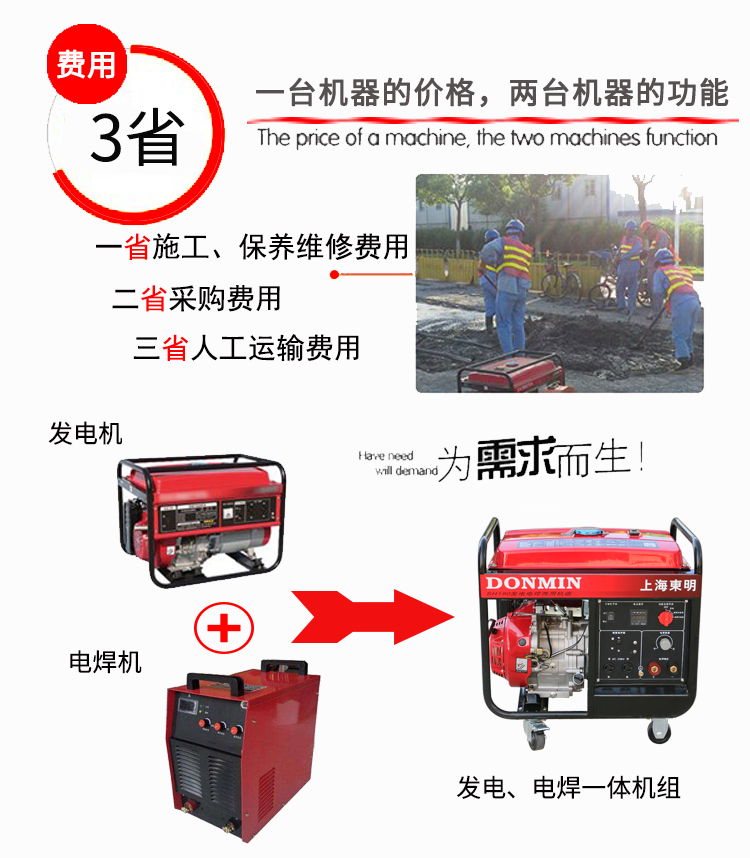 汽油发电电焊机